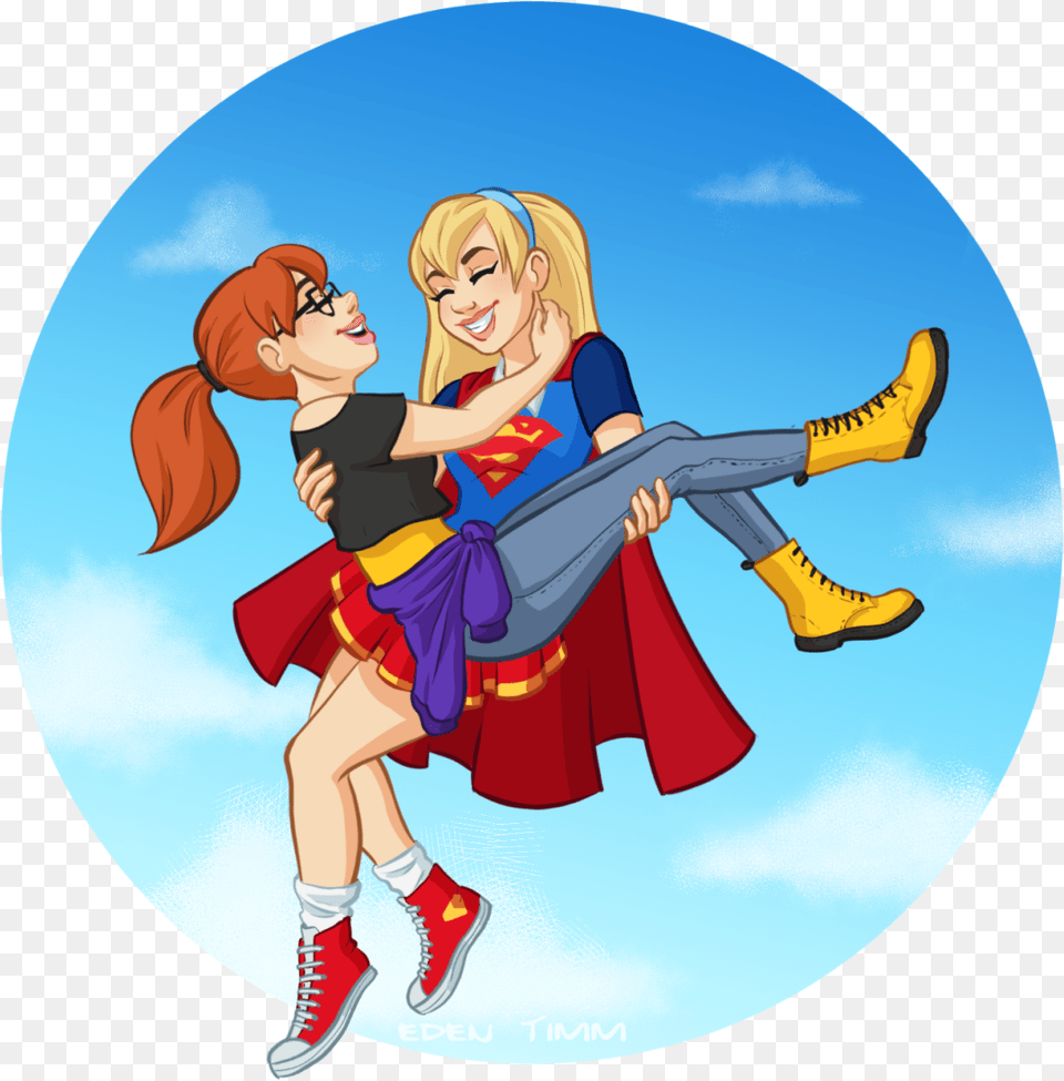 Batgirl Amp Supergirl Were My Two Favourite Characters Batgirl Dc Superhero Girl, Book, Comics, Publication, Photography Free Png Download