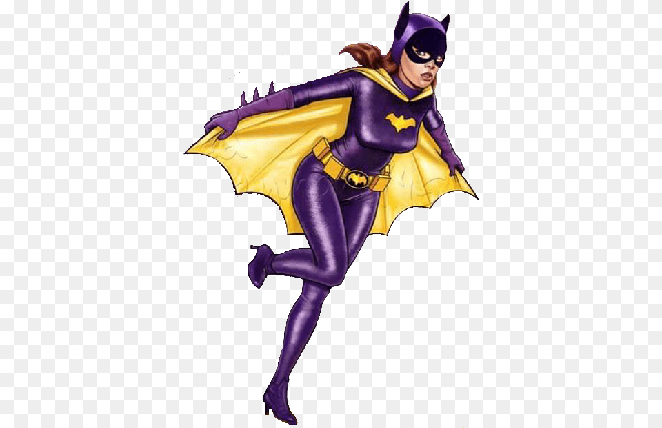 Batgirl Batman Yvonnecraig Superhero Batgirl 60s, Clothing, Costume, Person, Adult Png Image