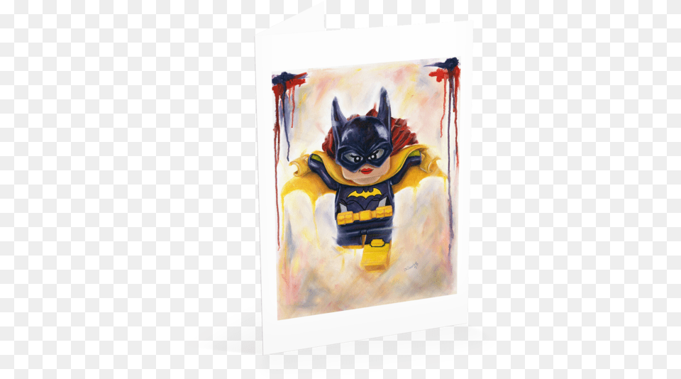 Batgirl Card Picture Frame, Art, Painting, Modern Art, Baby Png Image