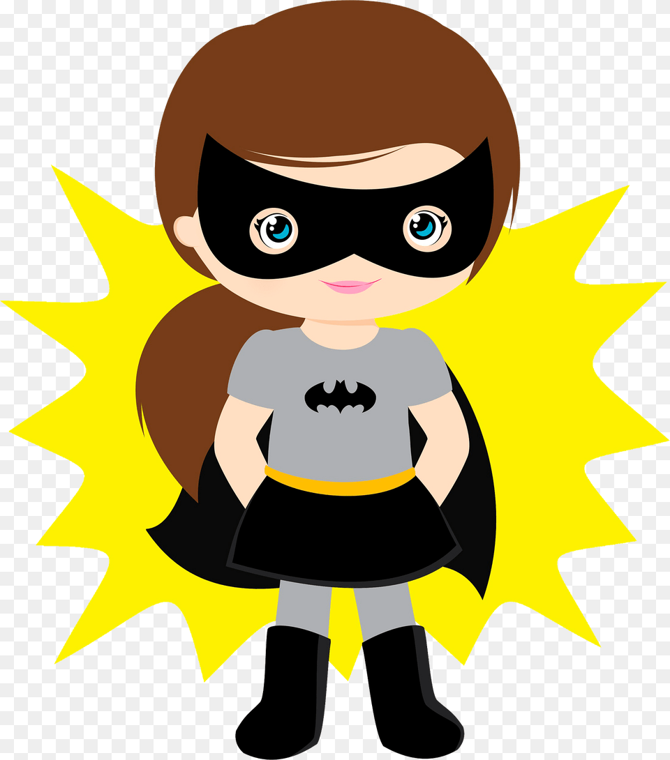 Batgirl Clipart, Baby, Person, Face, Head Free Transparent Png