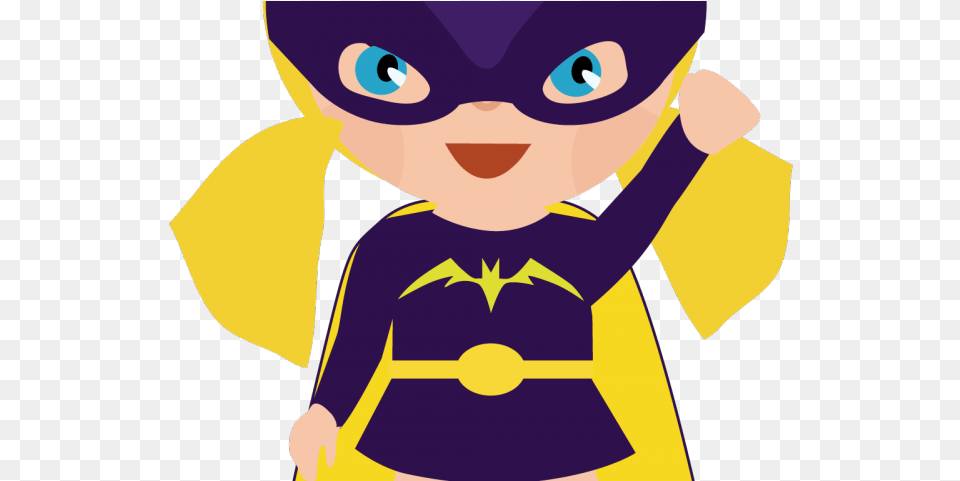 Batgirl Clipart, Baby, Person, Face, Head Free Transparent Png