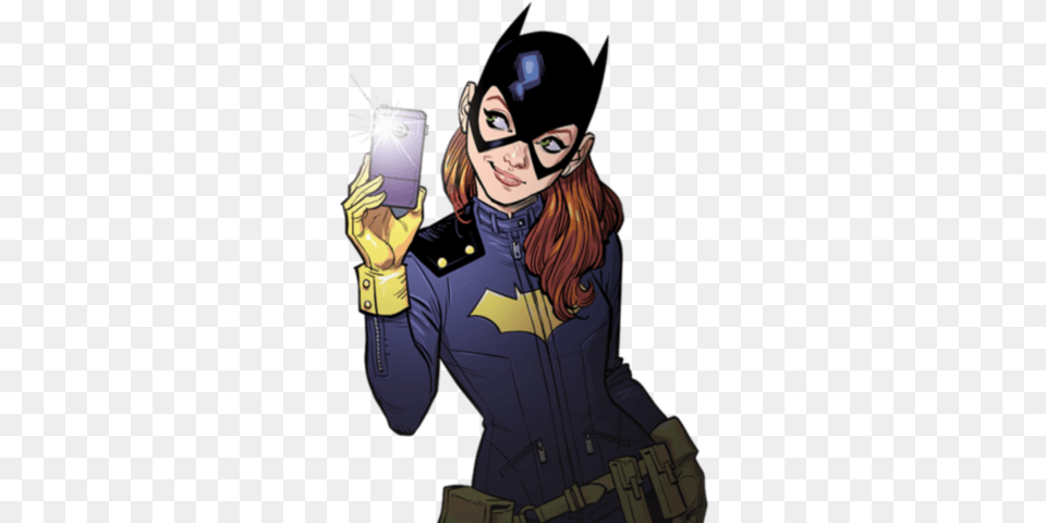 Batgirl Cowl New 52rebirth Batgirl Dc, Book, Comics, Publication, Adult Free Png Download