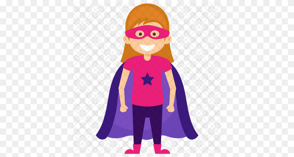 Batgirl Icon Cartoon, Baby, Person, Purple, Face Free Transparent Png