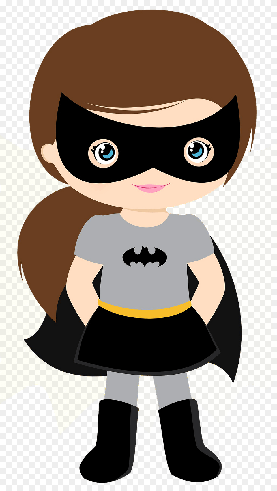 Batgirl Kid Clipart, Baby, Person, Face, Head Png
