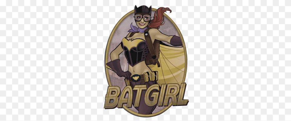 Batgirl Poster De Vidrio Justice League Dc Bombshells, Clothing, Costume, Person Free Png Download