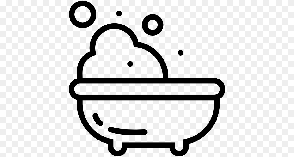 Bath, Stencil, Bathing, Tub, Person Free Png