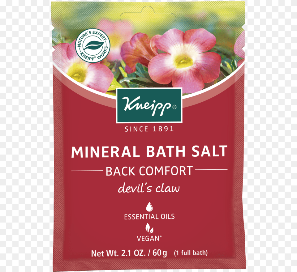 Bath Amp Body 12 Ct Kneipp Devil S Claw Mineral Bath Kneipp, Advertisement, Poster, Flower, Petal Png Image