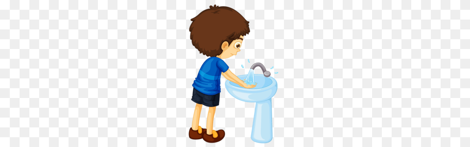 Bath And Wash Up Time School, Architecture, Fountain, Person, Washing Free Png Download