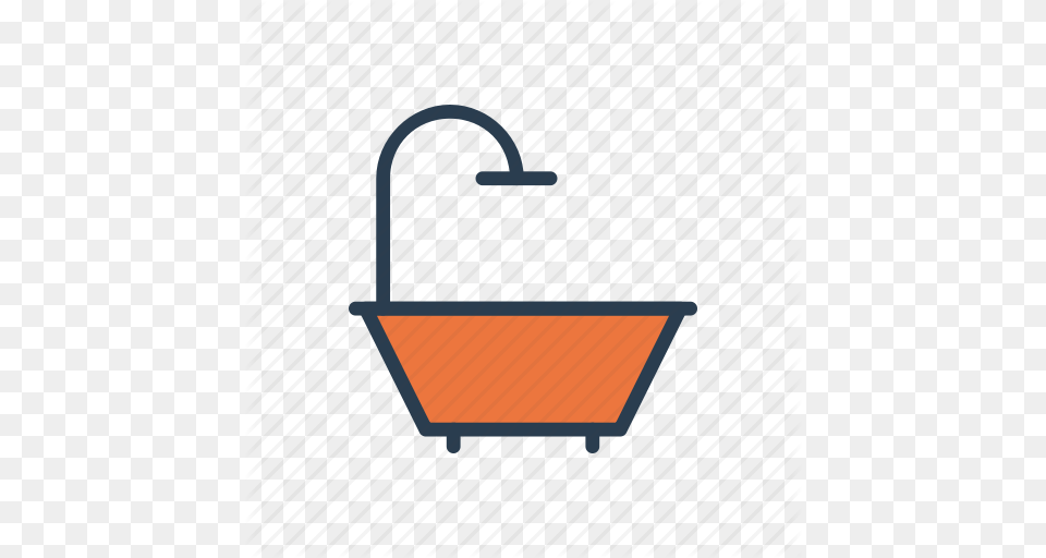Bath Douche Shower Tub Water Icon, Bathing, Bathtub, Person, Electrical Device Free Png Download