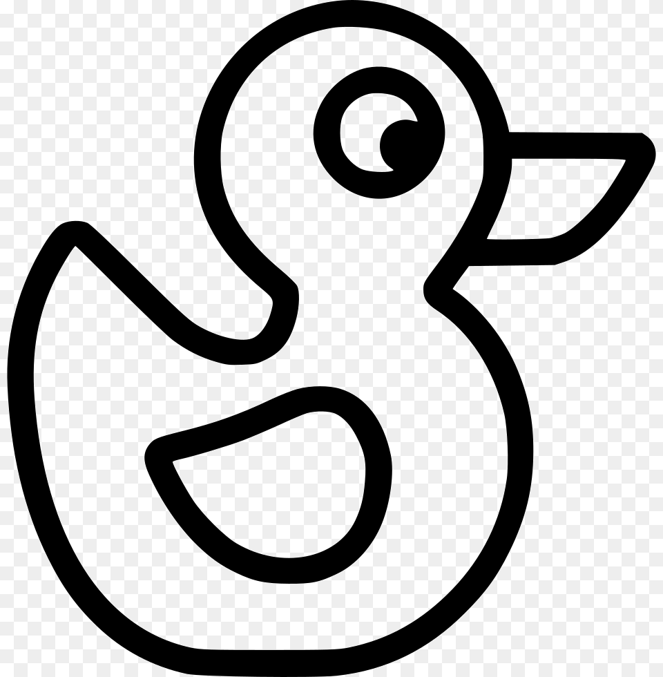 Bath Duckling, Symbol, Text, Number, Alphabet Free Png Download