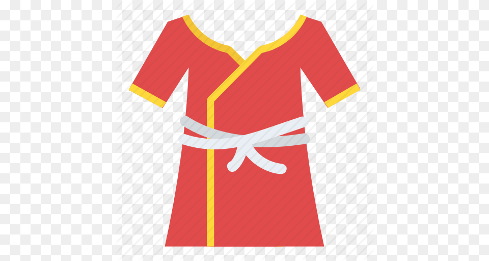 Bath Gown Bathrobe Housecoat Kimono Robe Icon, Clothing, Fashion, Dress Free Png