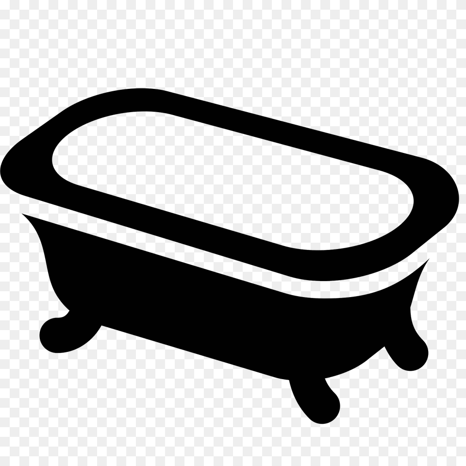 Bath Icon, Gray Png Image