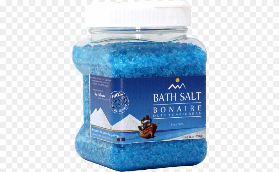 Bath Salt Gripper Blue Sea Salt, Jar, Hot Tub, Tub Free Transparent Png