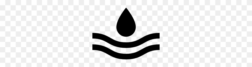 Bath Tear Drops Nature Water Raindrop Icon, Gray Png Image