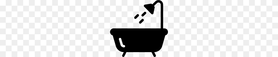 Bath Tub Icons Noun Project, Gray Free Png Download