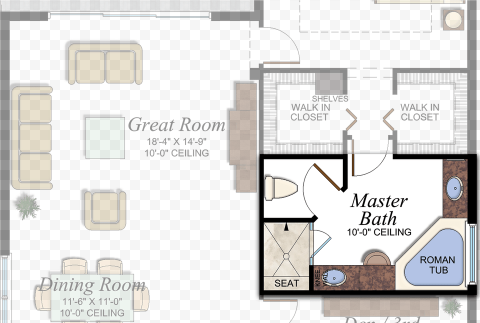 Bath Tub In Master Bathroom Bathroom, Diagram, Floor Plan, Chart, Plan Free Transparent Png