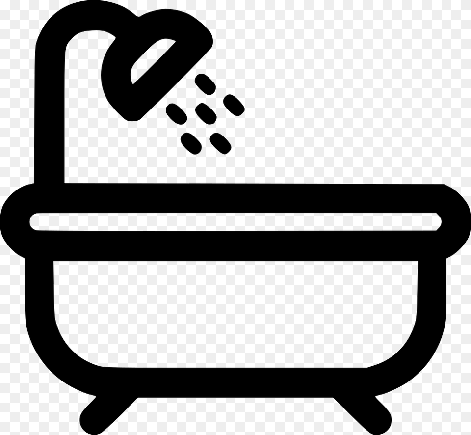 Bath Water Tub Shower Cold Overhead Hotel Washrooms, Bathing, Bathtub, Person, Stencil Png Image