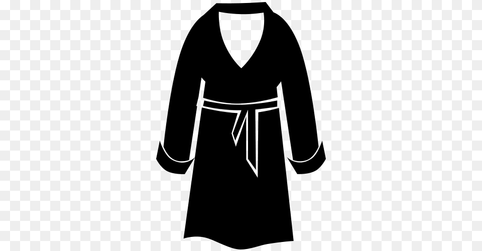 Bathrobe, Gray Free Png Download