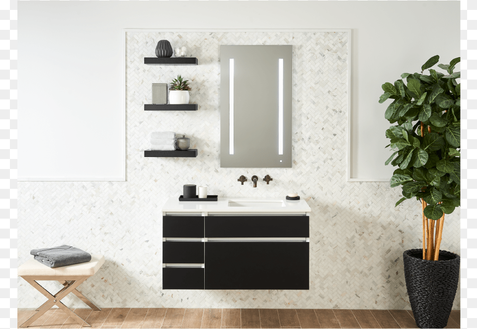 Bathroom, Indoors, Interior Design, Plant, Potted Plant Free Png Download