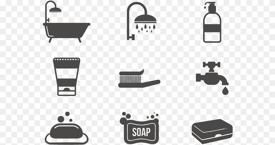 Bathroom Bathtub Shower Icon Bathroom Icon Vector, Indoors, Bathing, Room Free Transparent Png