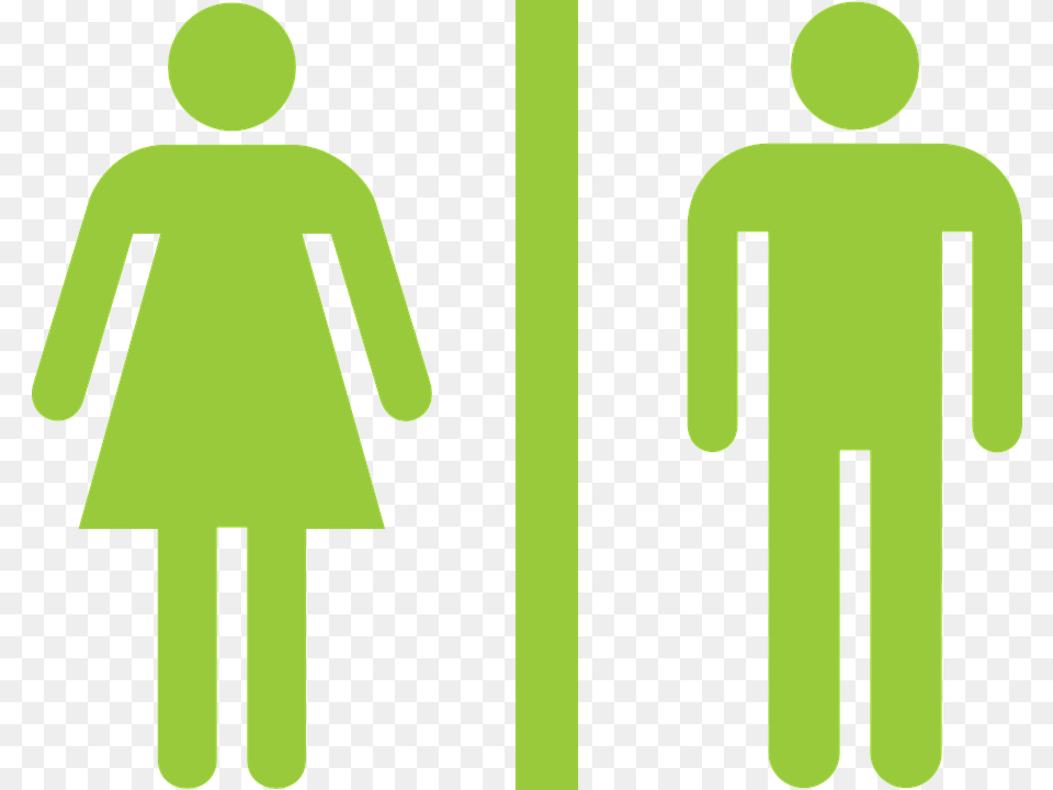 Bathroom Clipart Male Female, Sign, Symbol, Road Sign, Smoke Pipe Free Png
