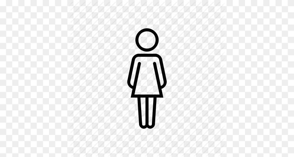 Bathroom Female Flush Sign Toilet Wc Icon, Clothing, Coat, Person, Walking Free Png Download