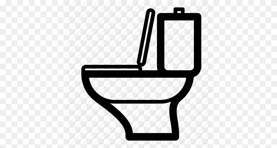 Bathroom Lavatory Restroom Toilet Water Closet Wc Icon, Lighting, Furniture Free Transparent Png