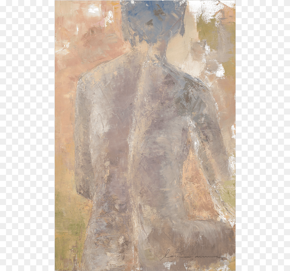 Bathroom Nude Modern Art, Painting, Back, Body Part, Person Png Image