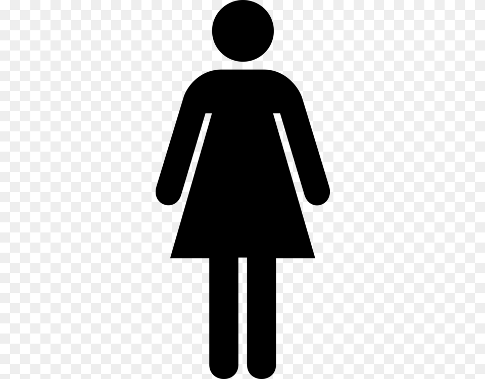 Bathroom Public Toilet Woman Female, Gray Free Png Download