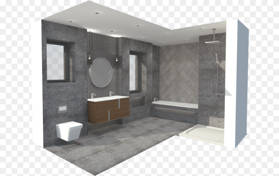 Bathroom Remodel And Design 3d Visuals Bathroom 3d Hd, Indoors, Interior Design, Bathing, Room Png