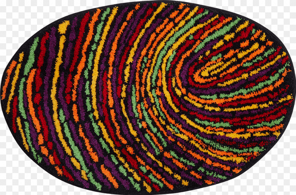 Bathroom Rugs Fingerprint Colorful Bathroom Rugs Fingerprint Circle, Home Decor, Rug Free Png