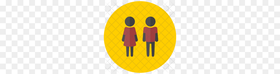 Bathroom Sign Icon, Clothing, Coat, Person, People Png Image