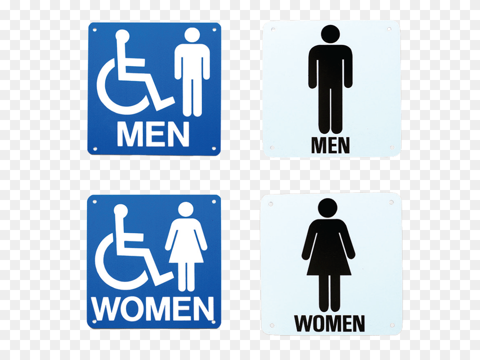 Bathroom Signs, Sign, Symbol, Person, Road Sign Free Png Download