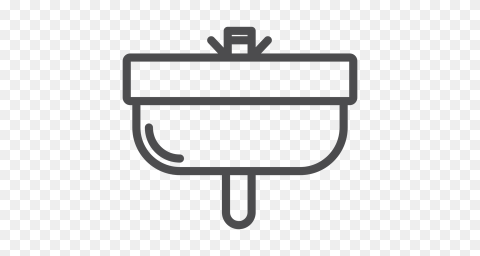 Bathroom Sink Stroke Icon, Electronics, Hardware, Bag Free Png