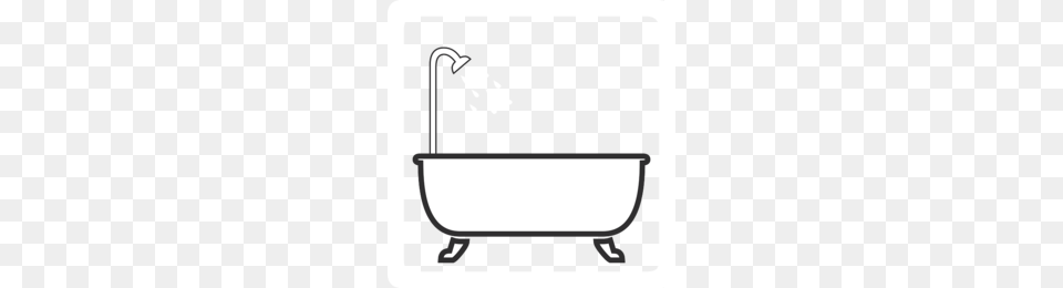 Baths Clipart, Bathing, Bathtub, Person, Tub Free Png Download