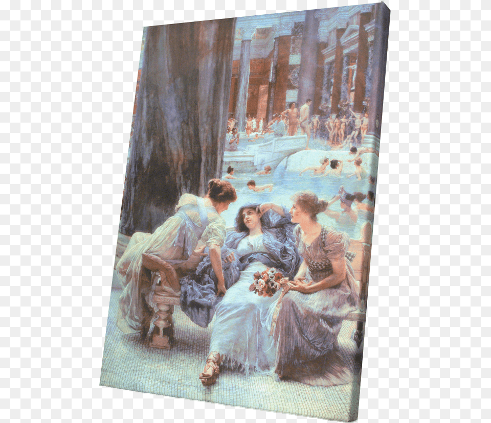 Baths Of Caracalla Poster Print By Sir Lawrence Alma Tadema, Art, Painting, Adult, Bride Free Png Download