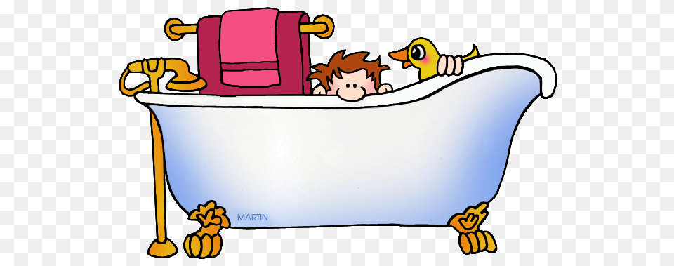 Bathtime Clipart, Bathing, Bathtub, Person, Tub Free Png