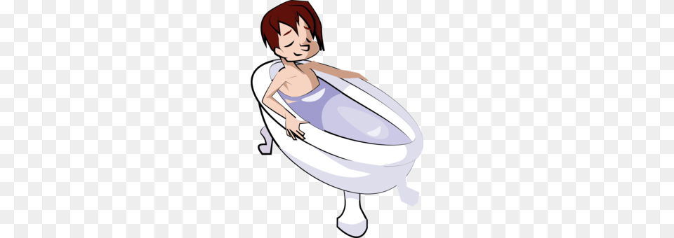 Bathtub Boat Bathroom Download, Bathing, Person, Tub, Baby Png