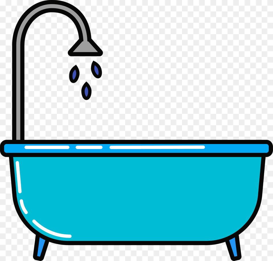 Bathtub Clipart, Bathing, Person, Tub Png Image