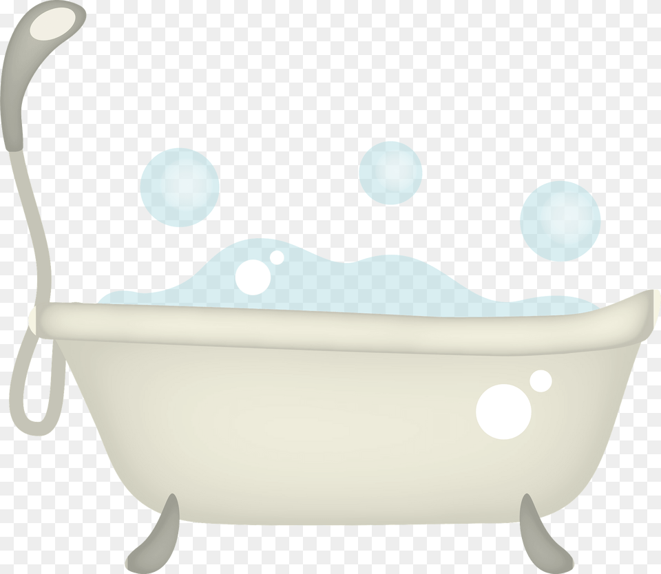 Bathtub Clipart, Bathing, Person, Tub, Crib Free Png