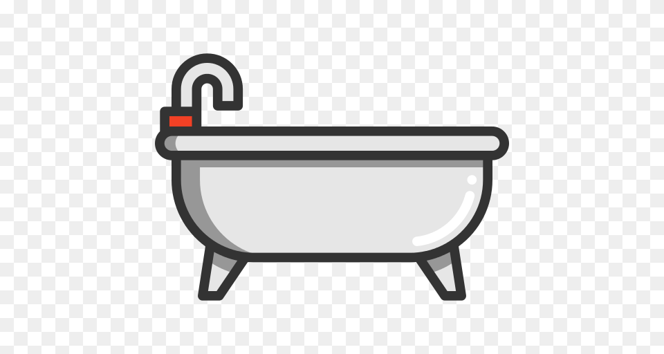 Bathtub Icon, Bathing, Person, Tub, Smoke Pipe Free Png Download