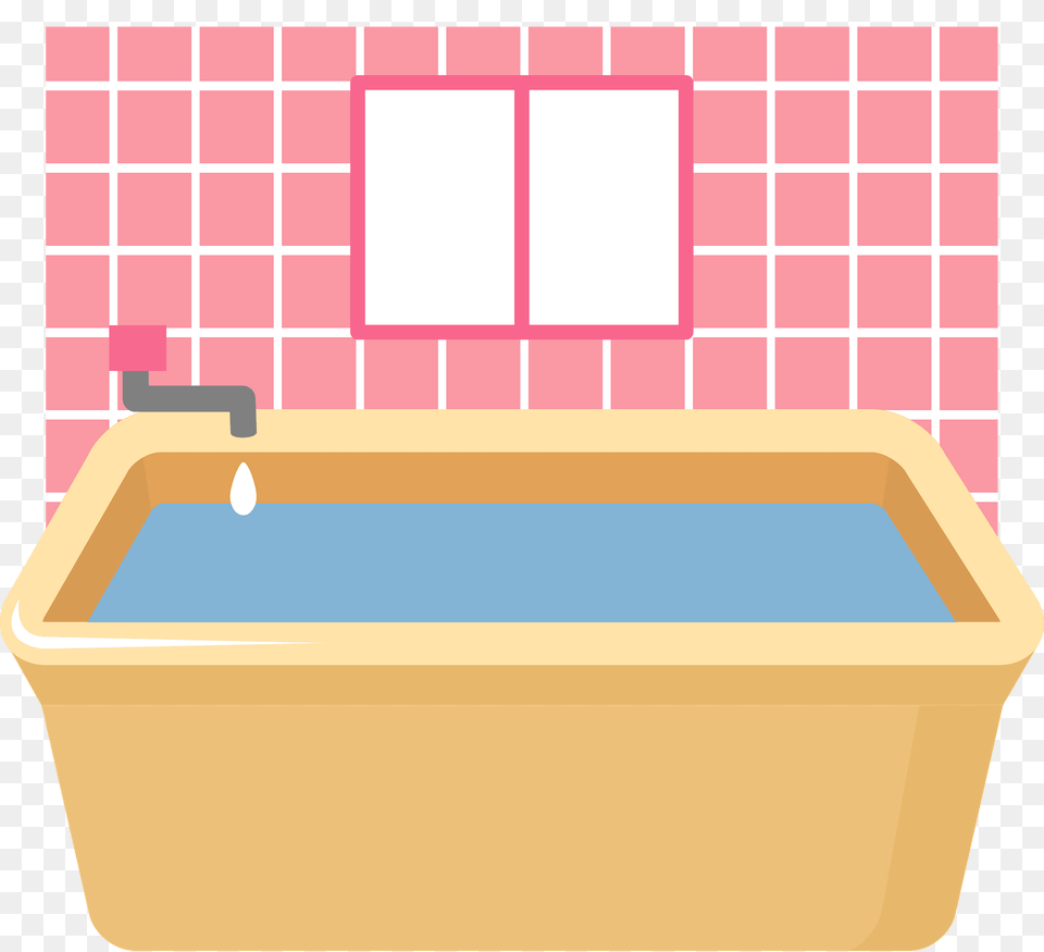 Bathtub In A Bathroom Clipart, Bathing, Person, Tub, Hot Tub Free Png Download
