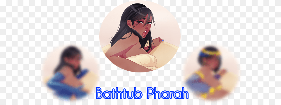 Bathtub Pharah Cartoon, Adult, Book, Comics, Female Png Image