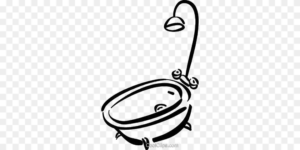 Bathtub Royalty Free Vector Clip Art Illustration, Tub, Bathing, Person, Indoors Png Image