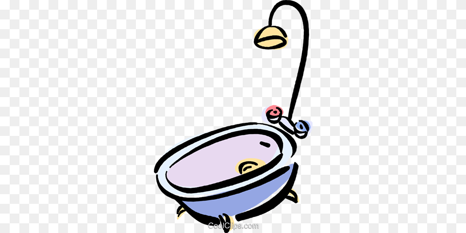 Bathtub Royalty Vector Clip Art Illustration, Bathing, Person, Tub, Indoors Free Png Download