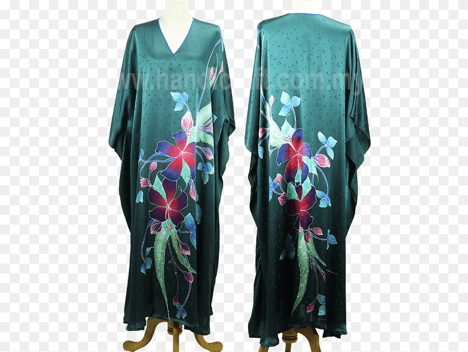 Batik Silk Kaftan Silk, Formal Wear, Clothing, Robe, Dress Free Png