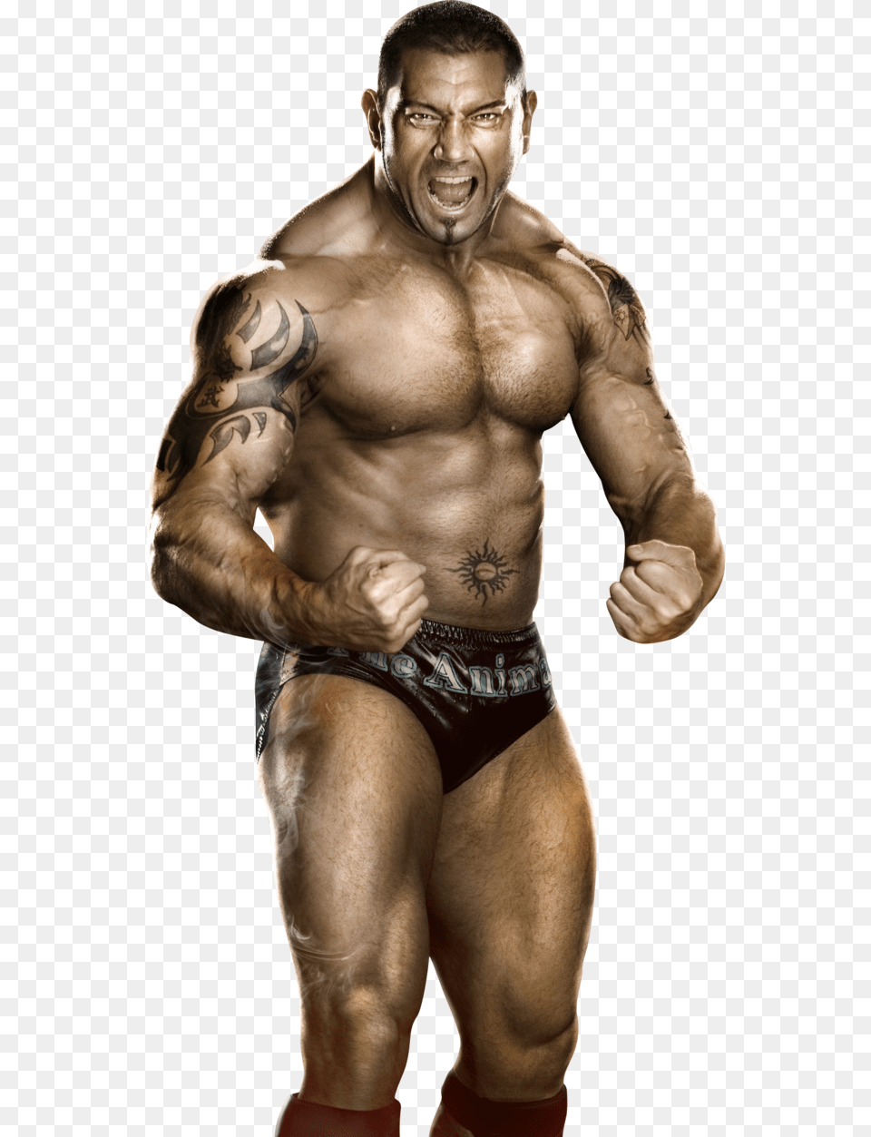 Batista Batista Wwe, Tattoo, Skin, Body Part, Person Free Png