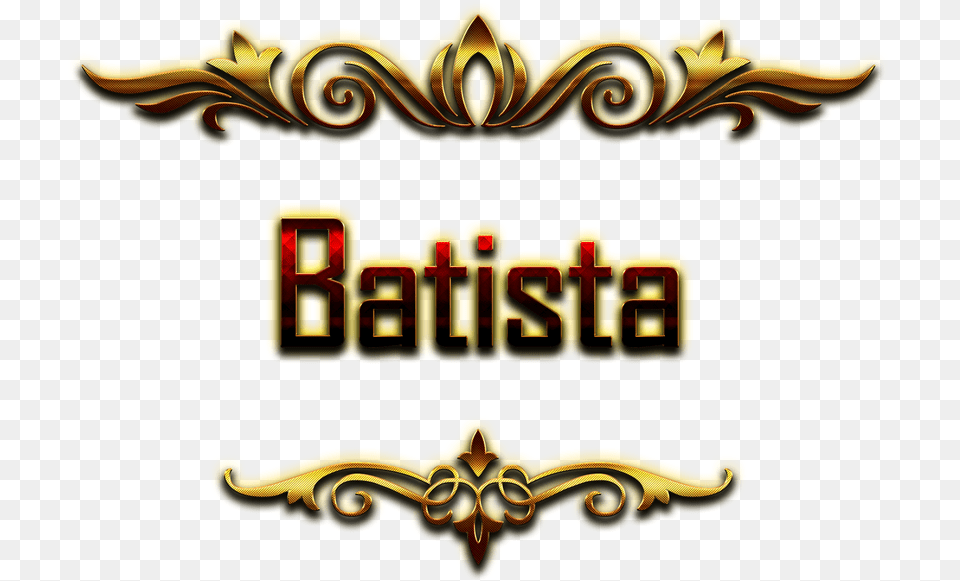 Batista Decorative Name, Logo, Emblem, Symbol, Mailbox Free Png Download