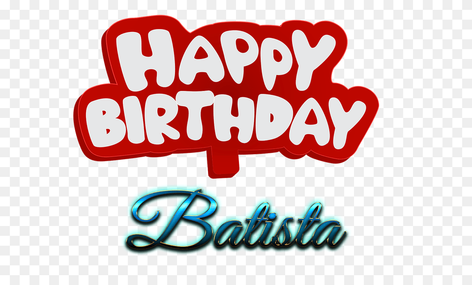 Batista Name Logo Bokeh, Dynamite, Weapon, Text Png