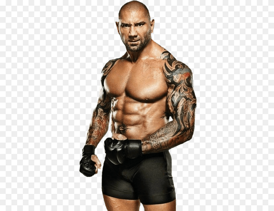 Batista Transparent Wrestler Batista, Person, Skin, Tattoo Free Png